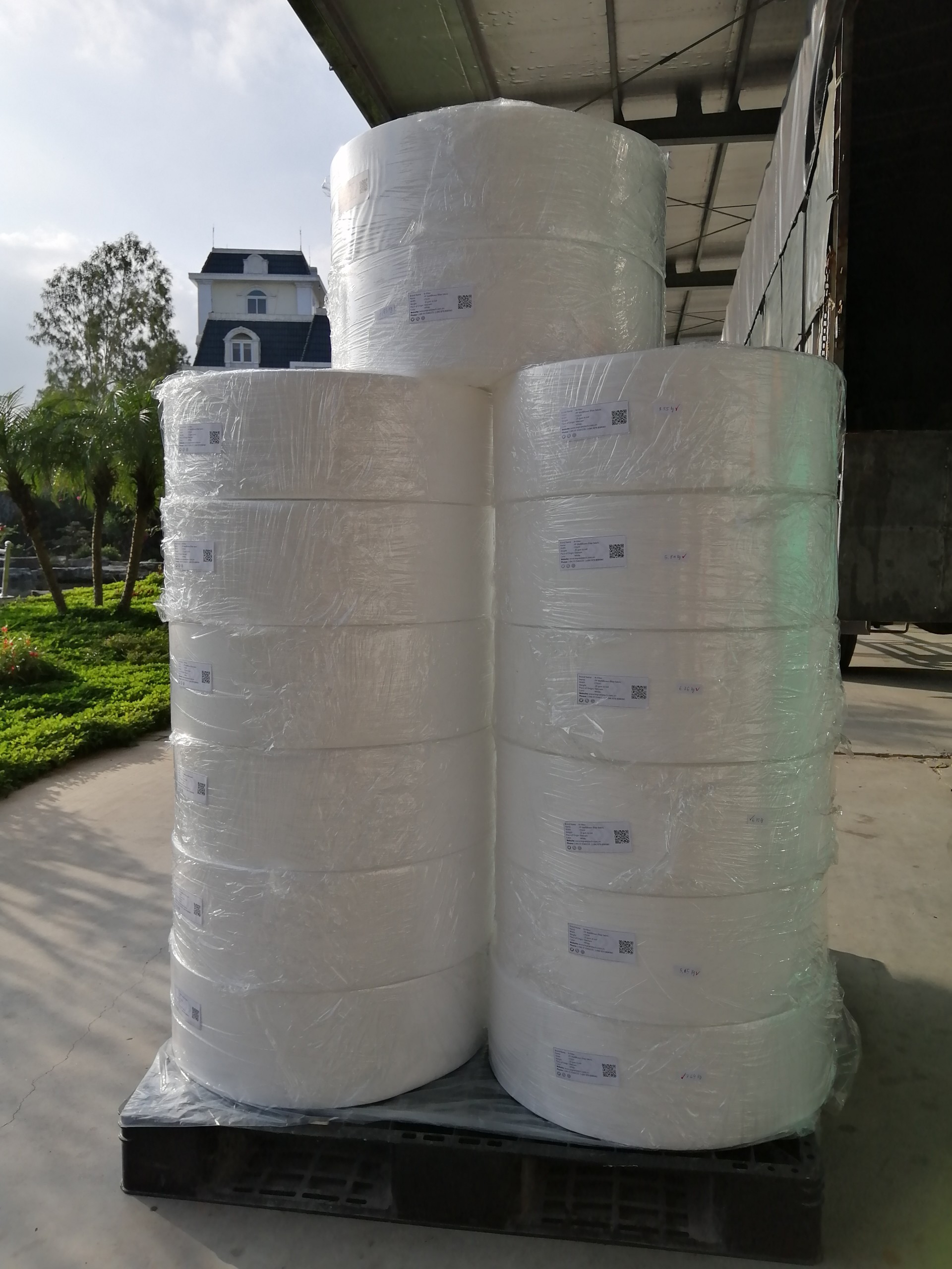 Giấy Kháng Khuẩn Trắng Meltblown BFE 95-99% - Ảnh 5