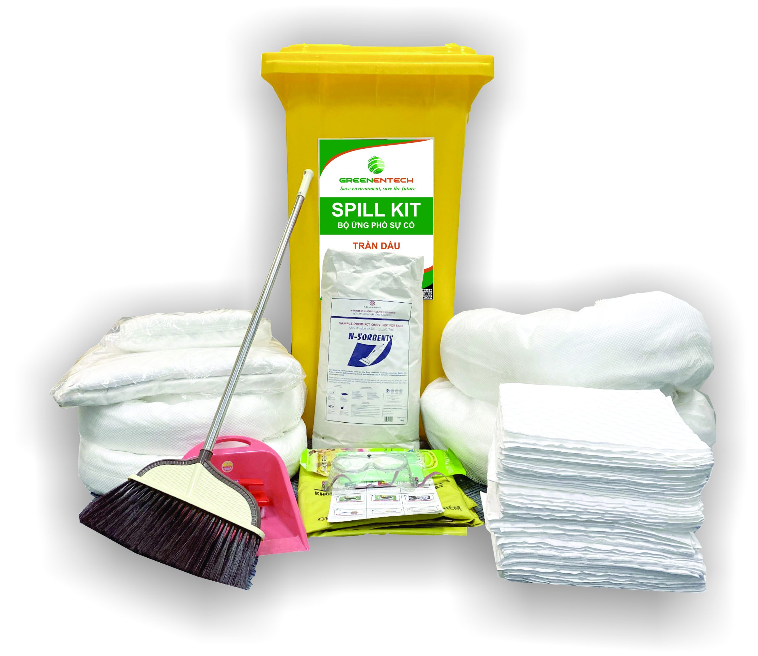 Thực hiện ứng phó sự cố tràn dầu/hóa chất bằng bộ ứng cứu Spill Kits