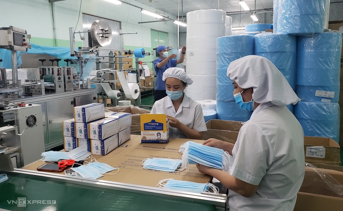 Các Nguyên Liệu Sản Xuất Khẩu Trang Y Tế Có Giấy Kháng Khuẩn.